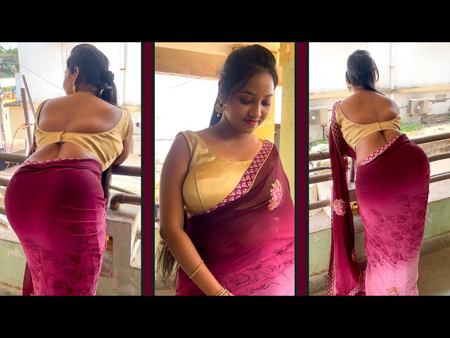 Beautiful Saree Fashion Shoot Video