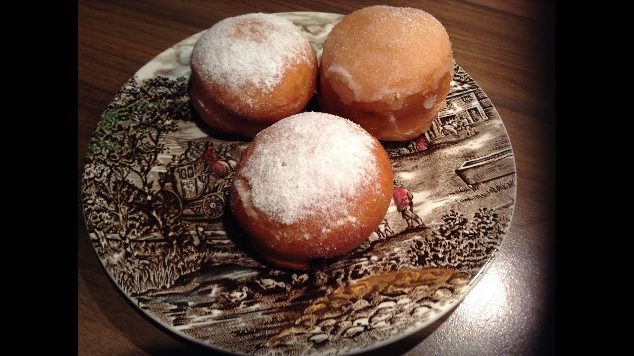 Berliner, Krapfen, Krebbel, oder Fasekieschel wie vom Bäcker aus dem ...