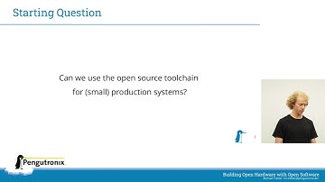 Building Open Hardware with Open Software