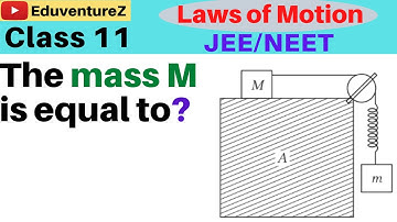 Two blocks of masses M and m are connected to each other by a massless string and spring of force co