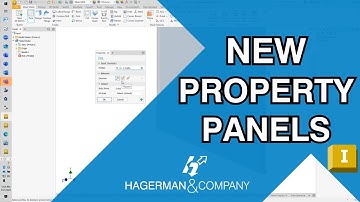 Inventor Property Panels