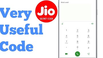 Very Useful Jio Code for everyone | Jio USSD Code |  Tecnologee