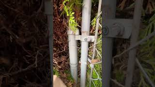 Chain Link 🔗 Gate Hinge Tips #Fence #Chainlink #Fencecontractor