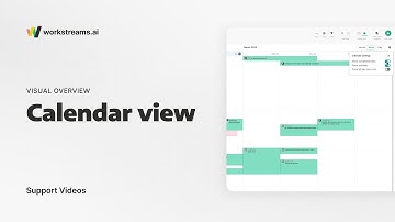workstreams.ai Support | How To Access The workstreams.ai In-App Calendar View