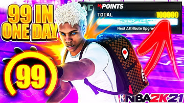 FASTEST WAY TO GET 99 OVERALL NBA 2K21 CURRENT GEN! 99 OVERALL GLITCH + HOW TO GET 99 OVERALL FAST!
