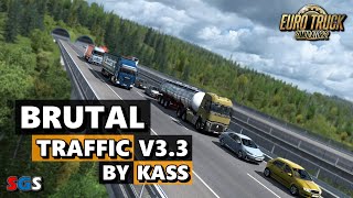 |ETS2 1.46| Brutal Traffic v3.3.1 by Kass [Traffic Mod]