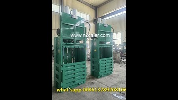 Vertical Waste Paper Baling Press Machine
