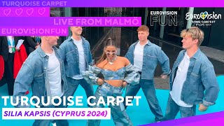 Turquoise Carpet 2024 - Silia Kapsis (Cyprus) | EurovisionFun