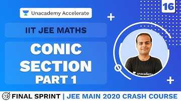 JEE Main 2020 Crash Course | Final Sprint | L 16 Conic Section Part 1 | Maths | Vineet Loomba
