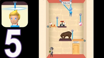 Rescue Cut Rope Puzzle - Gameplay Walkthrough Part 5 - Levels 203 - 254(iOS, Android)