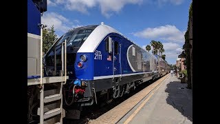 New Pacific Surfliner SC-44 Charger Locomotive - The First Run!