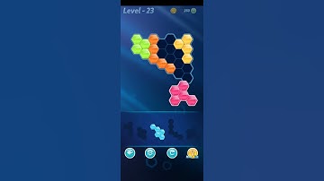 Block ! Hexa Puzzle ! Intermediate black 5 to 6 levels _ level 23
