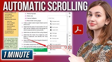 How to Use Automatic Scrolling in Adobe Acrobat