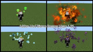 Minecraft Addon Mod Biome Bosses Mcpe 1.21