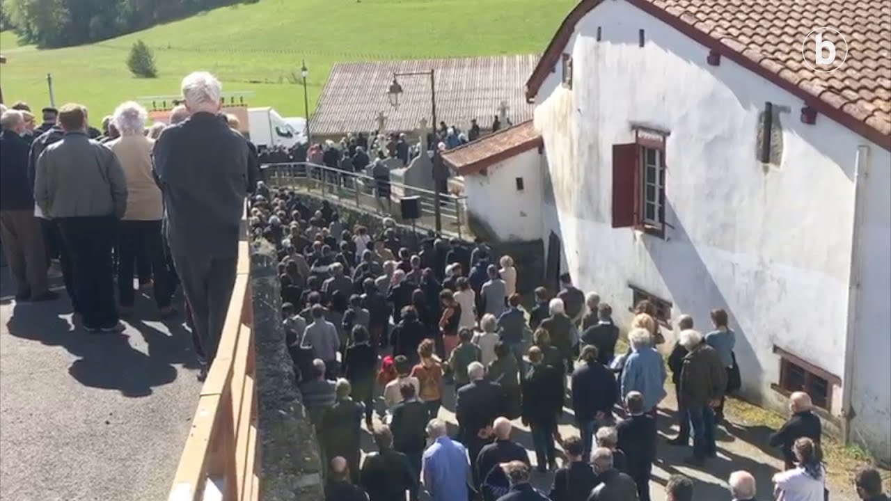 Azken agurra egin diote Mixel Berhokoirigoini Gamarten