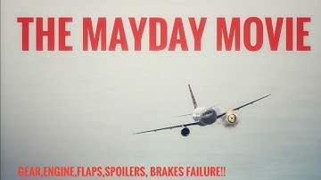 The Mayday Short Film(4k) Where Turbulence and Failures Caused An A320 To Suffer A Lot Of Damage.