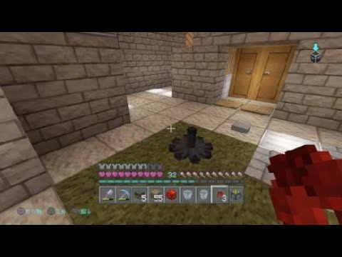 (身内のクラフター方々向け)焚き火を作ってみた Minecraft PS4