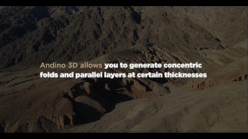 Andino 3D allows you to generate concentric fold and parallel layers at certain thicknesses