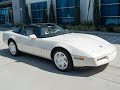 SOLD 1988 Arctic White Corvette 35th Anniversary Coupe for sale by Corvette Mike