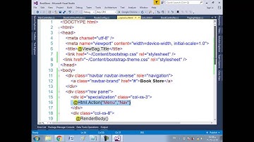 71 ASP NET MVC Course   Bookstore real application   Creating the Navigation Controller    Generatin