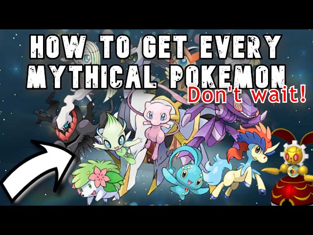 Pokemon HOME // Shiny Shaymin Darkrai Arceus Manaphy Phione 