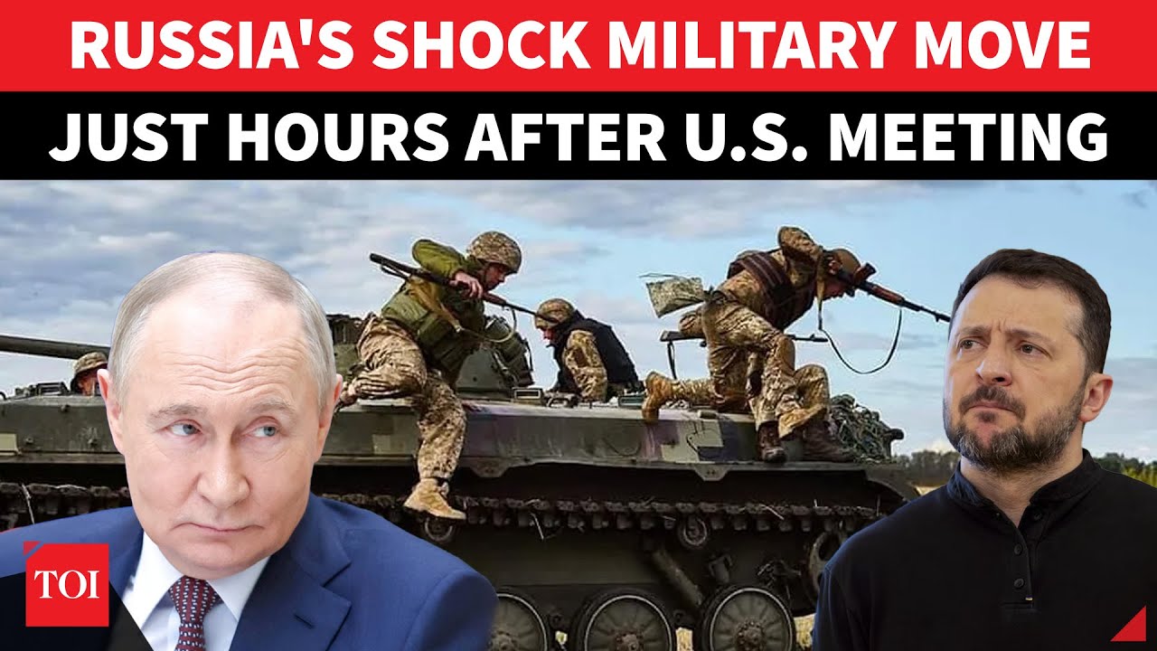 Putin's Shock Military Action As Americans Land In Moscow With Trump's Special Message | WATCH