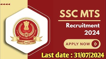 SSC MTS New Vacancy 2024 Out | SSC MTS Havaldar 2024 Syllabus, Form, Qualification, Age, Salary