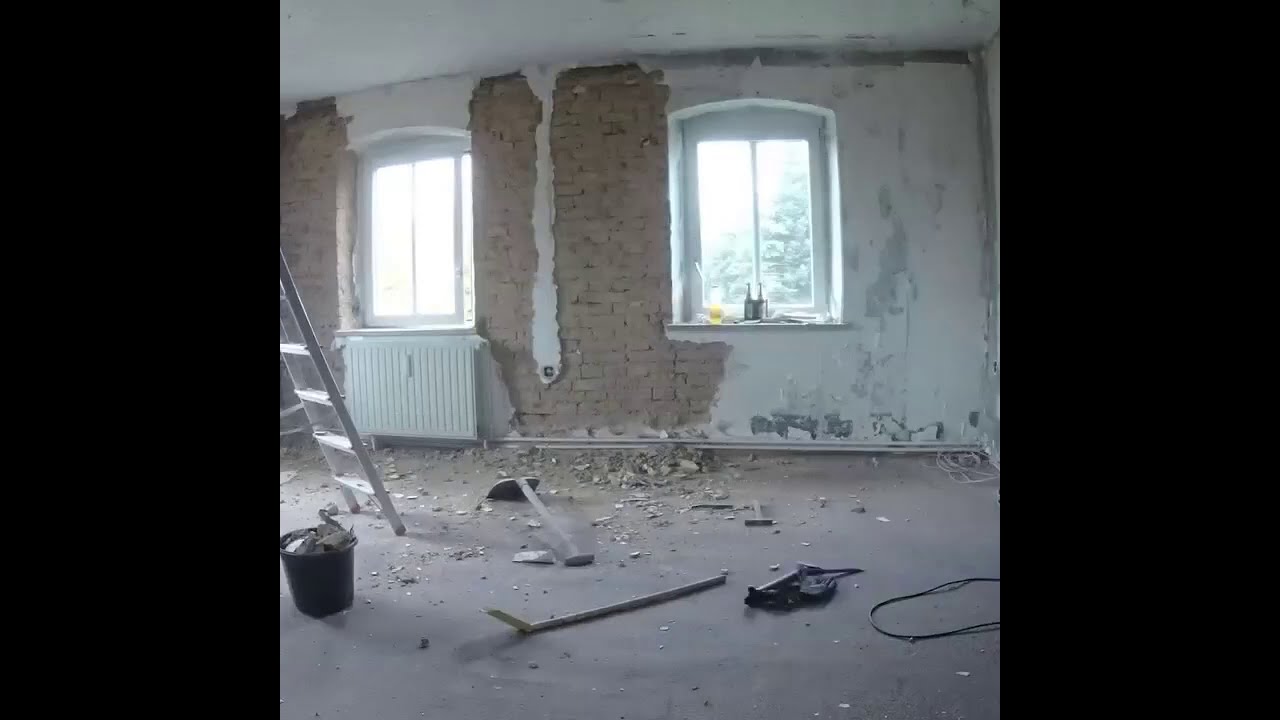 Es nutzt nichts der Putz muss ab