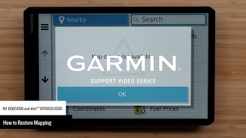 Support: Restoring Maps on RV 890/1090 or dēzl™ OTR800/1000 (PC)