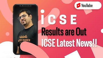 ICSE 10th Board Result 2021 Declared!! 🔥 | CISCE Latest News! by Harsh Sir #Shorts | Vedantu 9 & 10