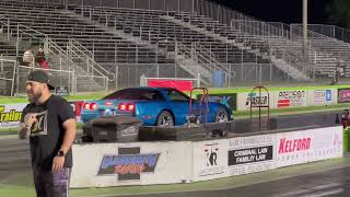 1992 corvette c4 drag vs 9 second BMW at test and tune