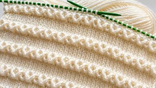 Easy And Beautiful knitting pattern🫠