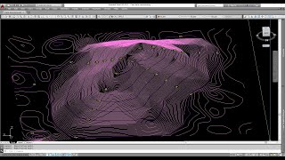 Generar curvas de nivel en AutoCAD