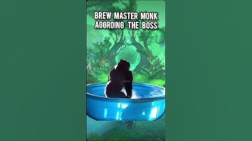 brew mastwr monk aggroing the boss #wow #worldofwarcraft #warcraft