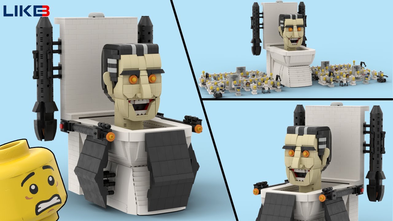 How To Make G Man Toilet 2.0 in Lego 