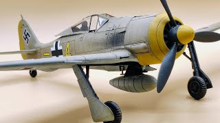 German Focke-Wolfe FW 190 (Eduard 1/48) Model Build