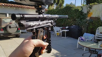 Inception FLE Autococker, completely decked out, test firing.