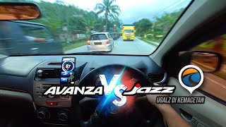 Avanza VS Jazz - Ugal Di Kemacetan - Jangan Ditiru Gaes!!!