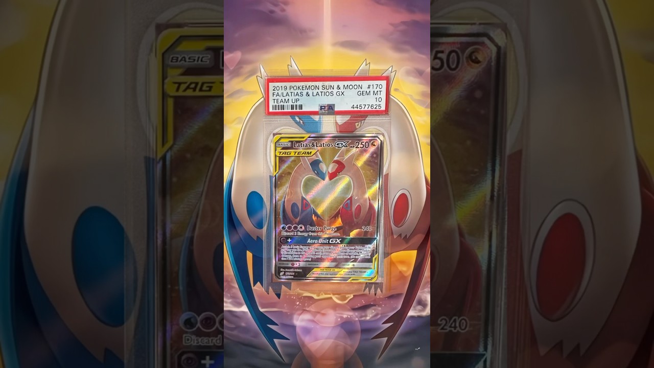 GRAIL, GRAIL, GRAIL ‼️🔥                Latias & Latios GX (Alternate Full Art) - SM - Team Up (SM9)