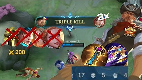 Clint Mobile Legends:Bang Bang Gameplay(Triple kill 2x and 17 kills)