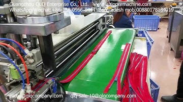 QLQ-OCM-4 Automatic Nylon/Plastic Zipper Ultrasonic Open-end Cutting Machine  #Zipper_Machine_Price