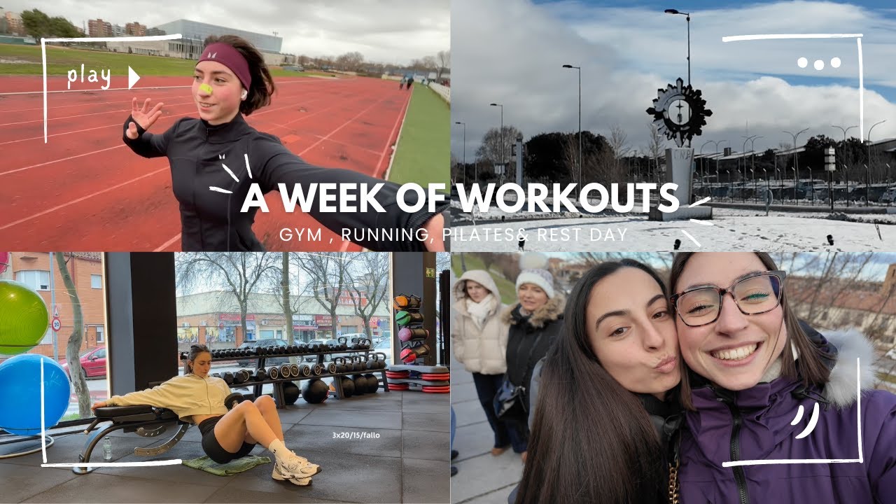 MY WEEKLY WORKOUTS | Gym, running, pilates & rest day.