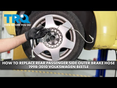 How to Replace Rear Passenger Side Outer Brake Hose 1998-2010 Volkswagen Beetle