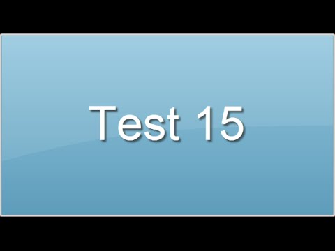 Test 15 Intelligence Logico Mathématique - 