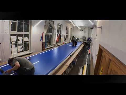 Акробатическая дорожка 10х2х0.2 м - YouTube