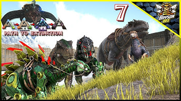 Ark Path to Extinction EP7 Tek Rex & Tek Stego Taming