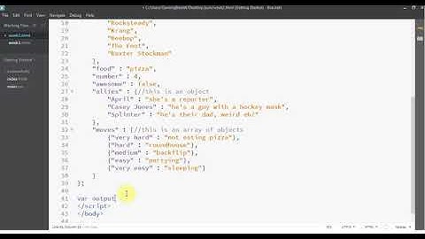 Week 2 - Looping Through Objects and Key/Value Pairs