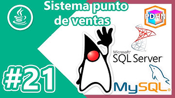 Como crear un sistema punto de ventas en Java con MySQL & SQL Server #21