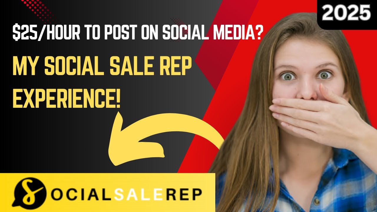 $25/Hour to Post on Social Media? 😳 My Social Sale Rep Experience!