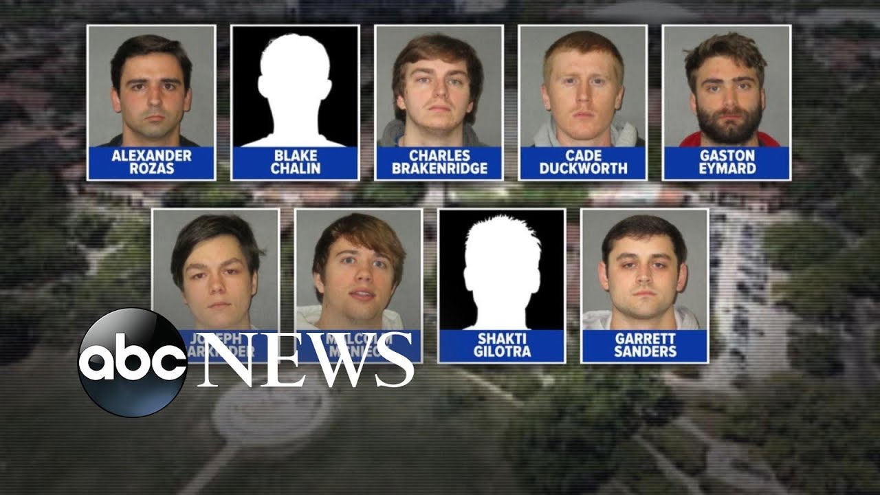 9 members face charges for hazing - YouTube